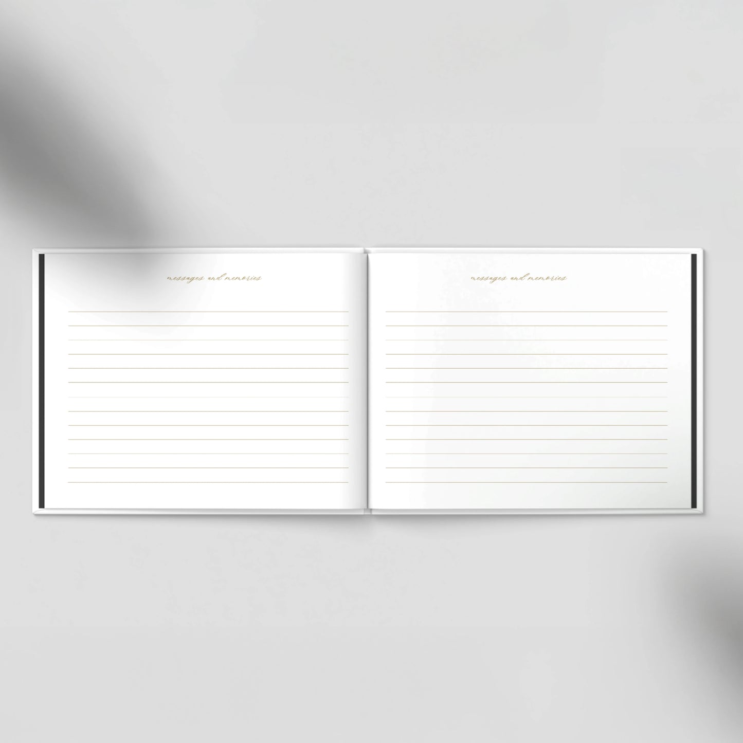 Wildflower Condolence Book - Floral Memorial Guestbook