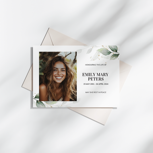 Pack of 10 Invitations WHT8