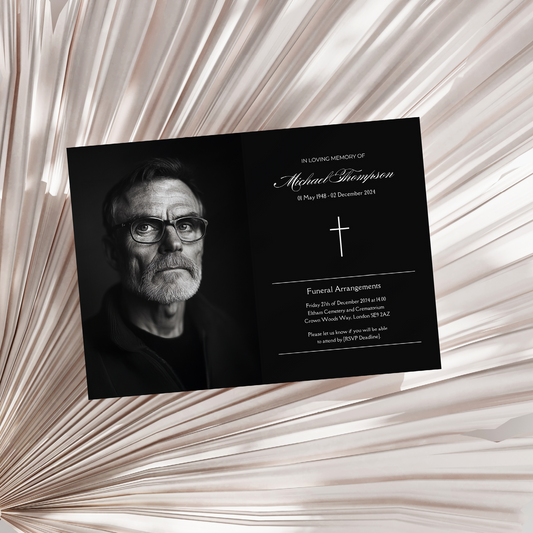 Pack of 10 Invitations BLK3