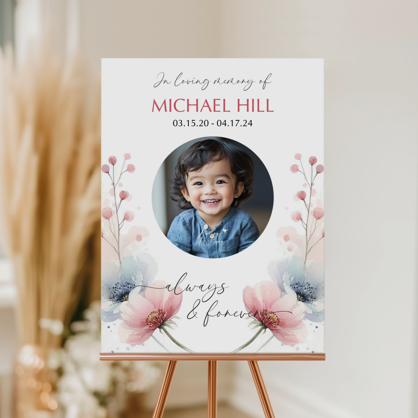 Memorial Welcome Sign 005