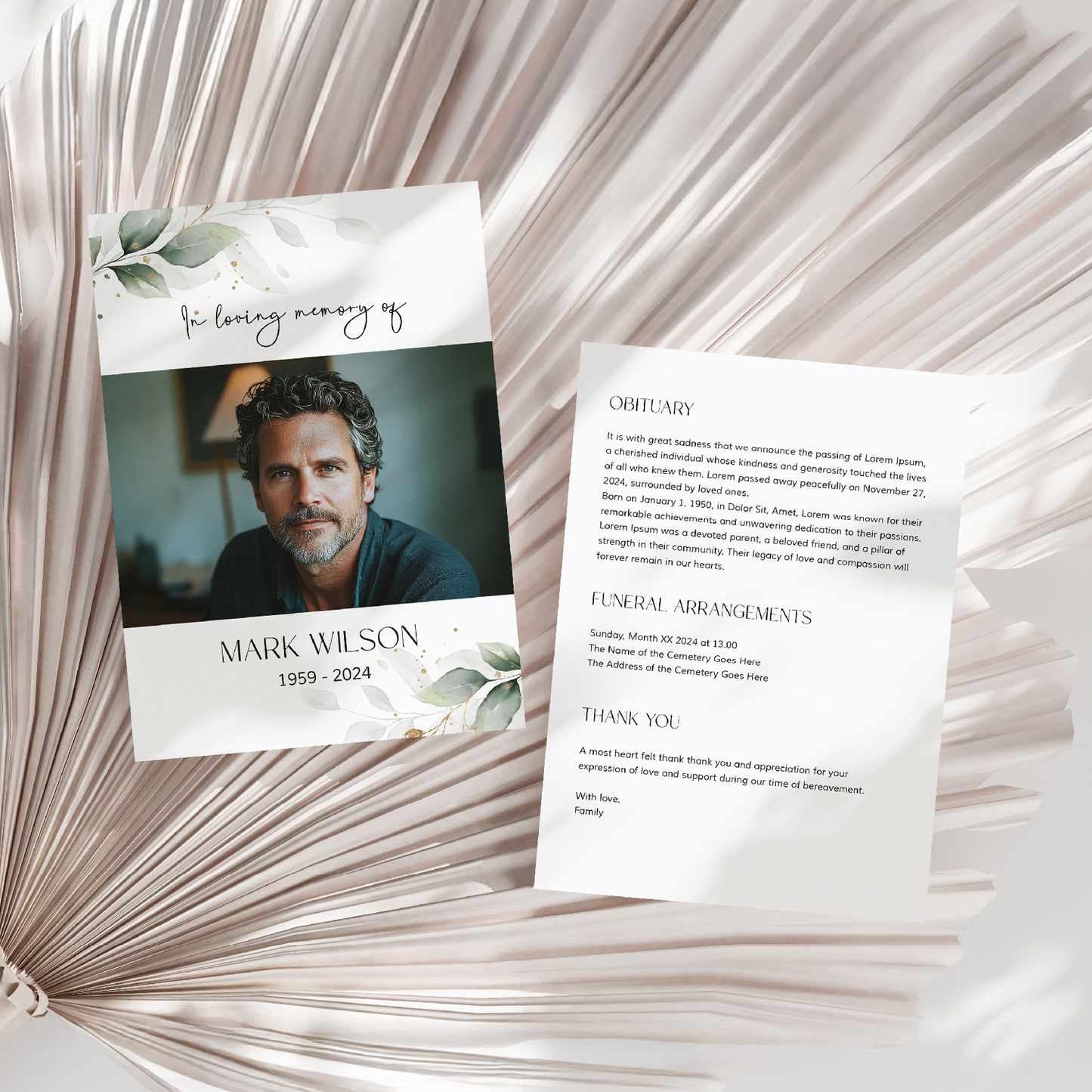 Pack of 10 Invitations WHT7