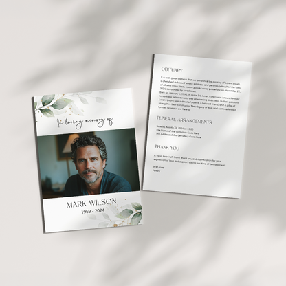 Pack of 10 Invitations WHT7