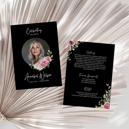 Pack of 10 Invitations BLK2