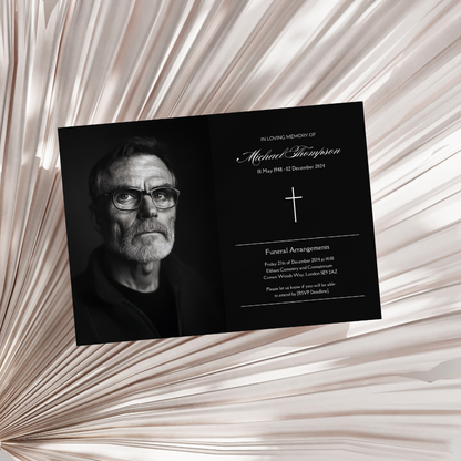 Pack of 10 Invitations BLK3