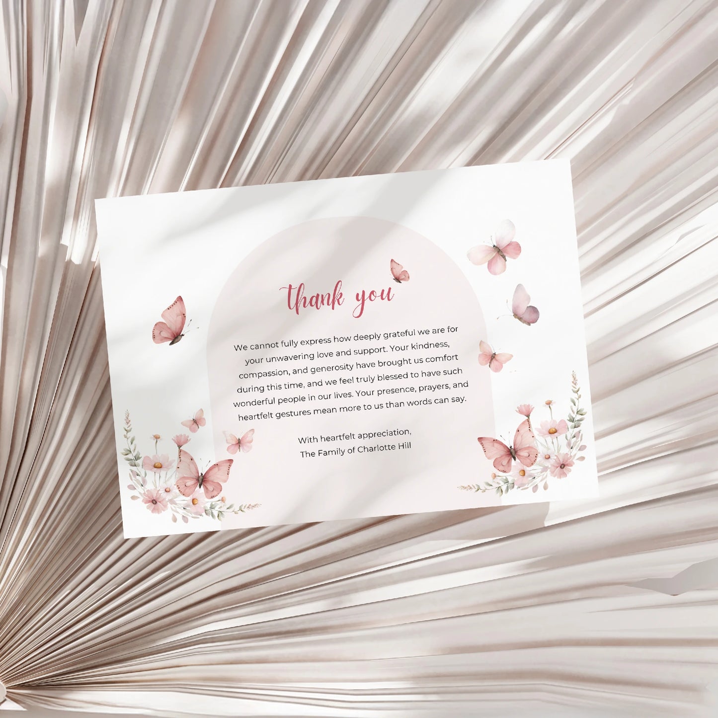 Pack of 10 Thank You Cards WHT10