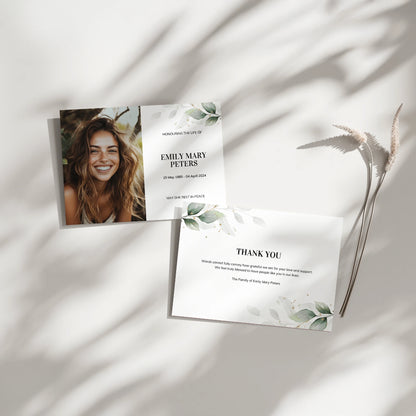 Pack of 10 Thank You Cards WHT8