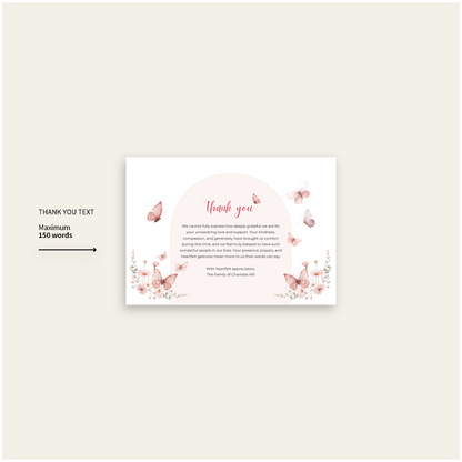 Pack of 10 Thank You Cards WHT10